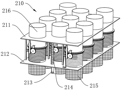 Hollow cylindrical filtering device for particle separation