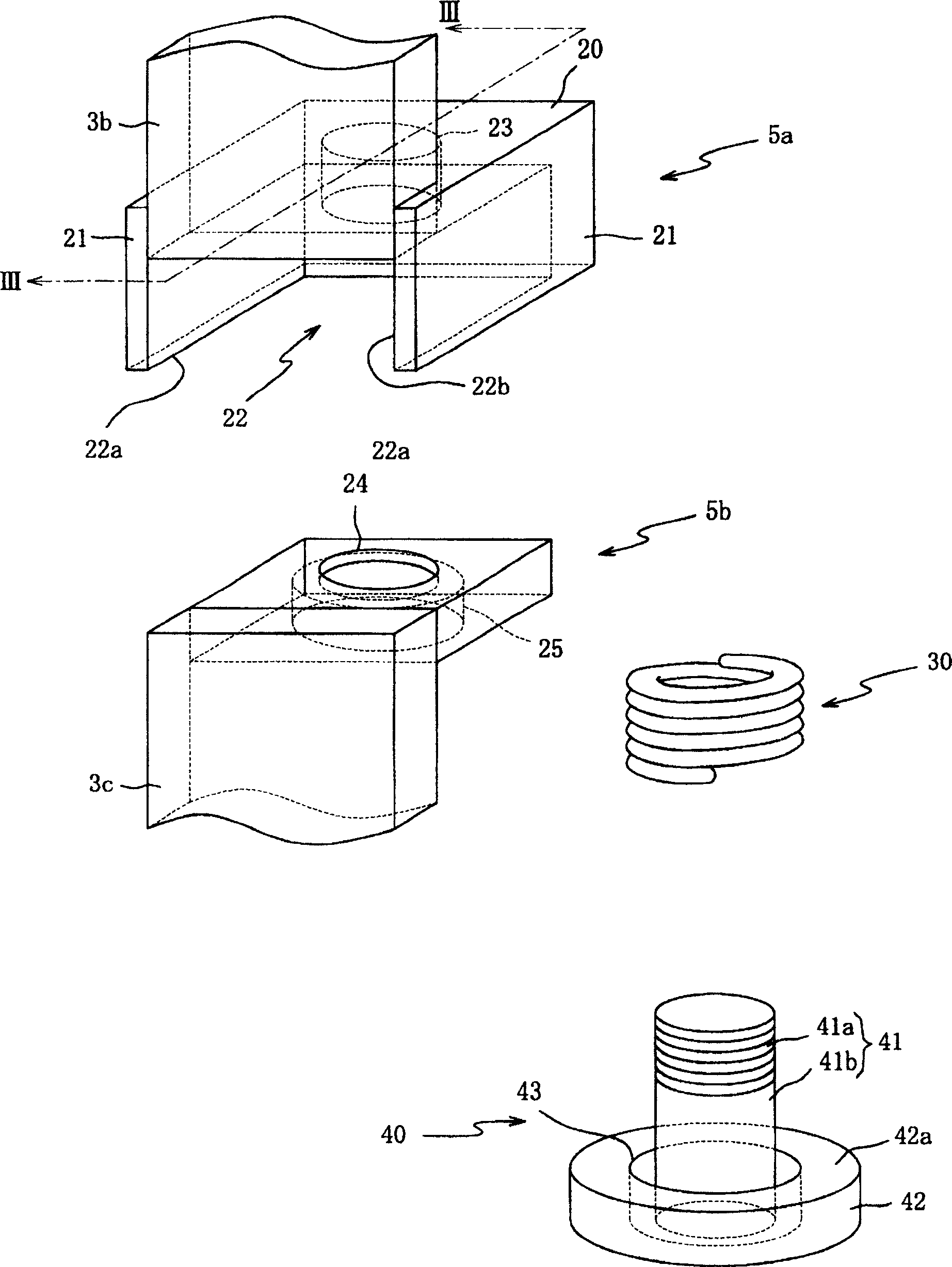 Variable frame clamping device for glasses frames and glasses frames