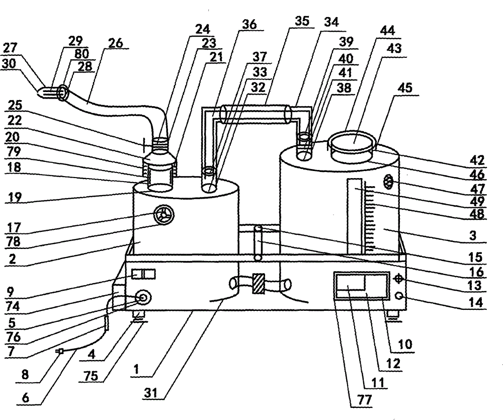 Defecation instrument for gastroenterology department