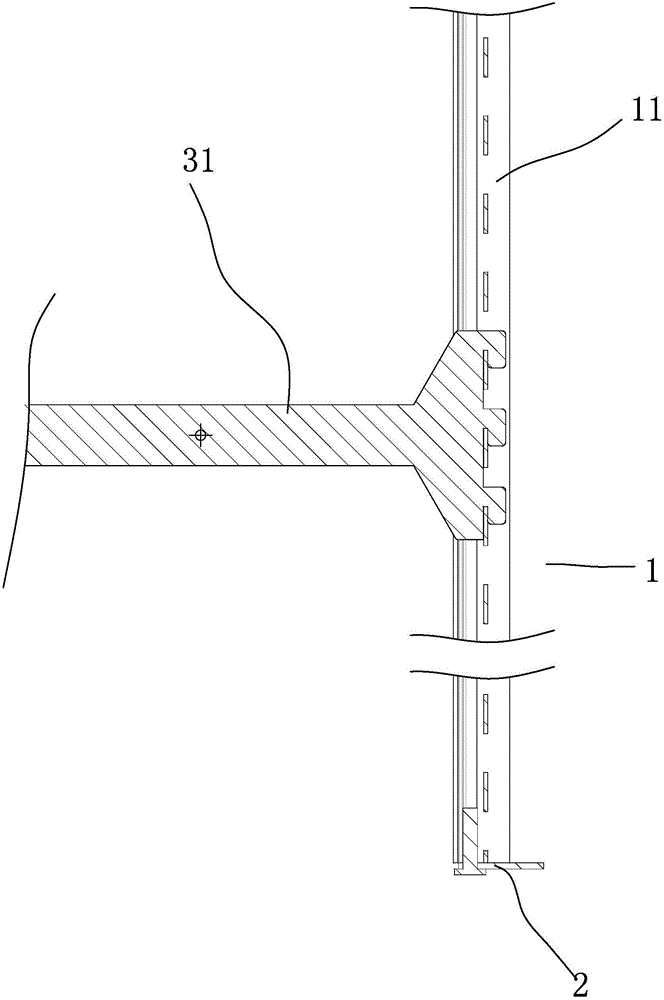 Combined system for cloakroom