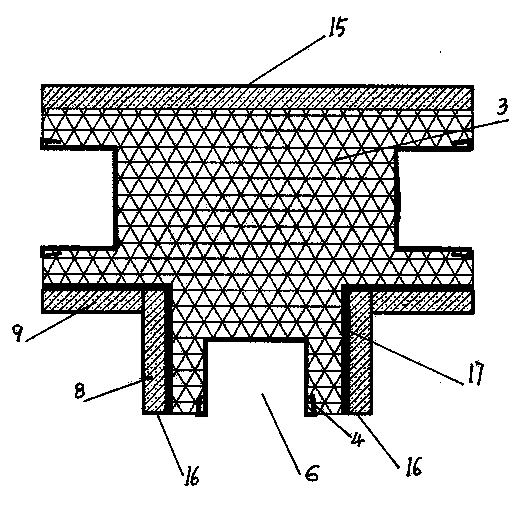 Fast-assembled integrated house wall plate corner connecting column