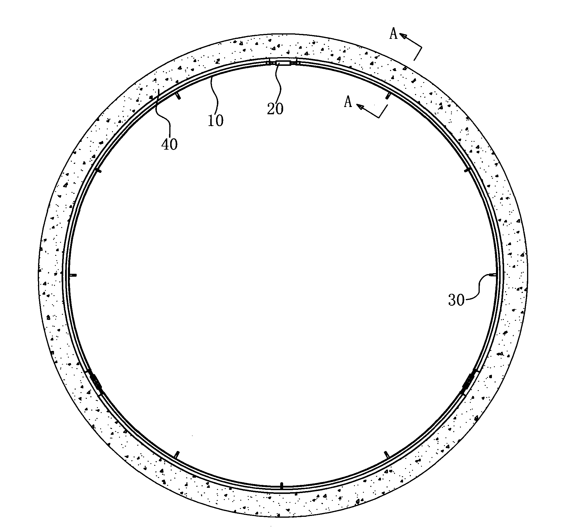 Movable water interception method for spraying water of well cylinders and well walls and movable water interception trough