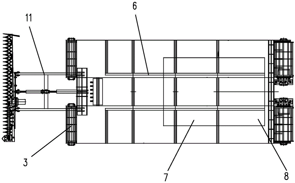 Tidal flat amphibious machine