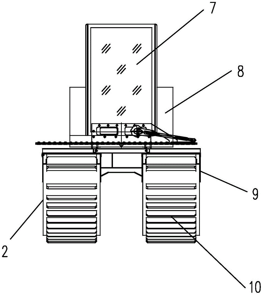 Tidal flat amphibious machine