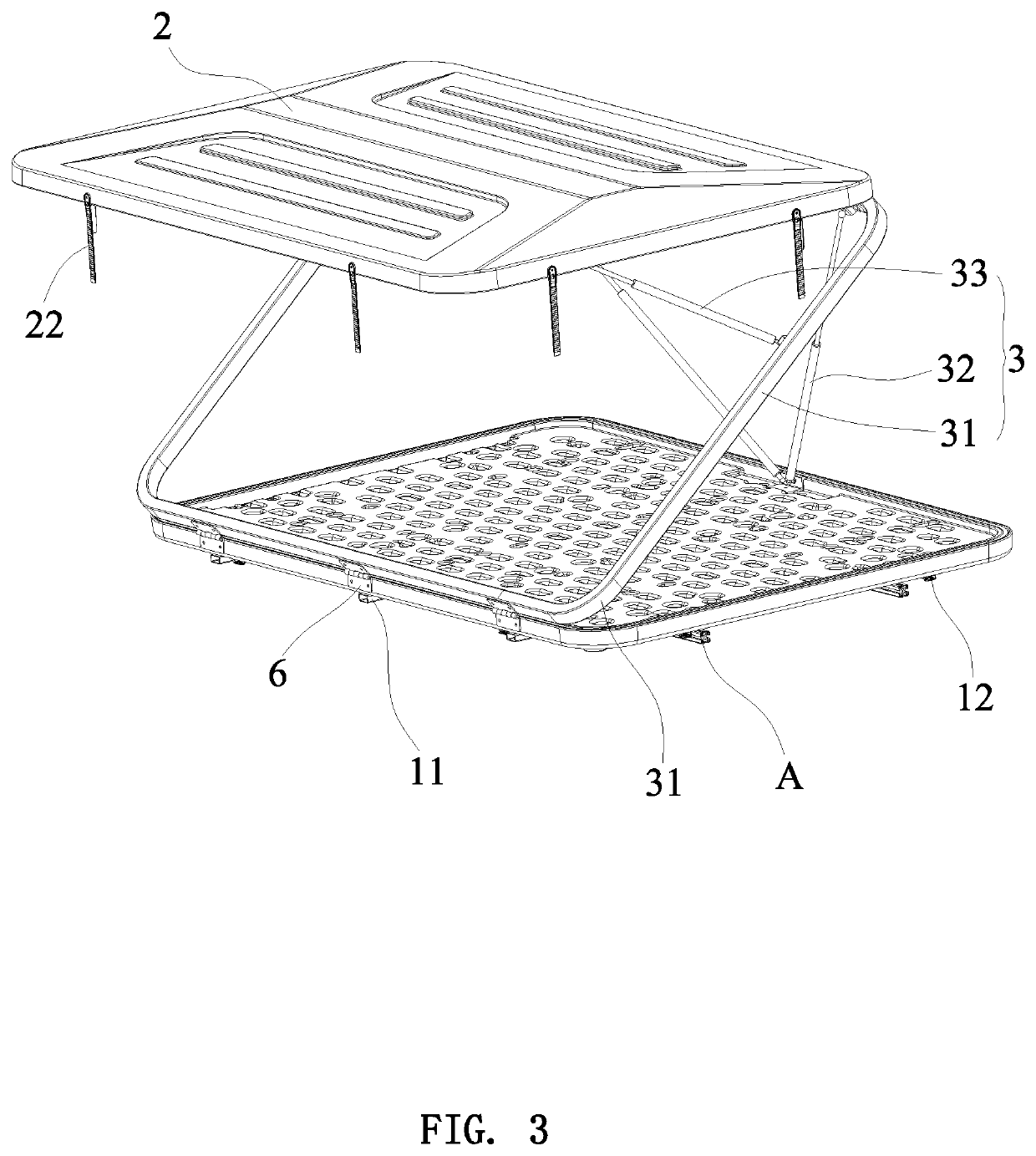 Foldable vehicle roof tent