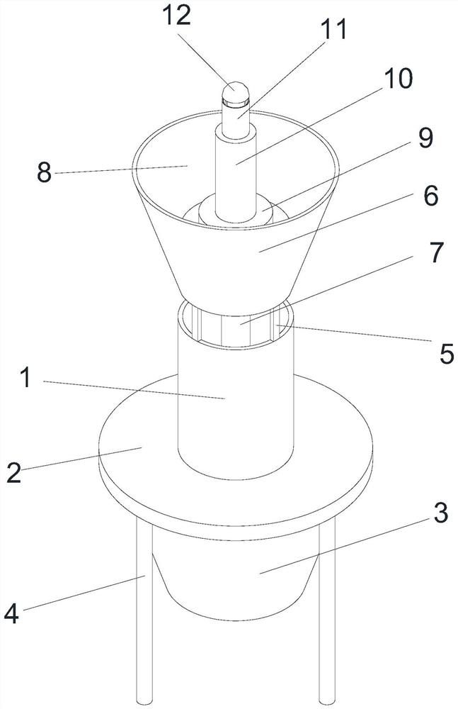 Construction site raise dust treatment device based on environmental protection