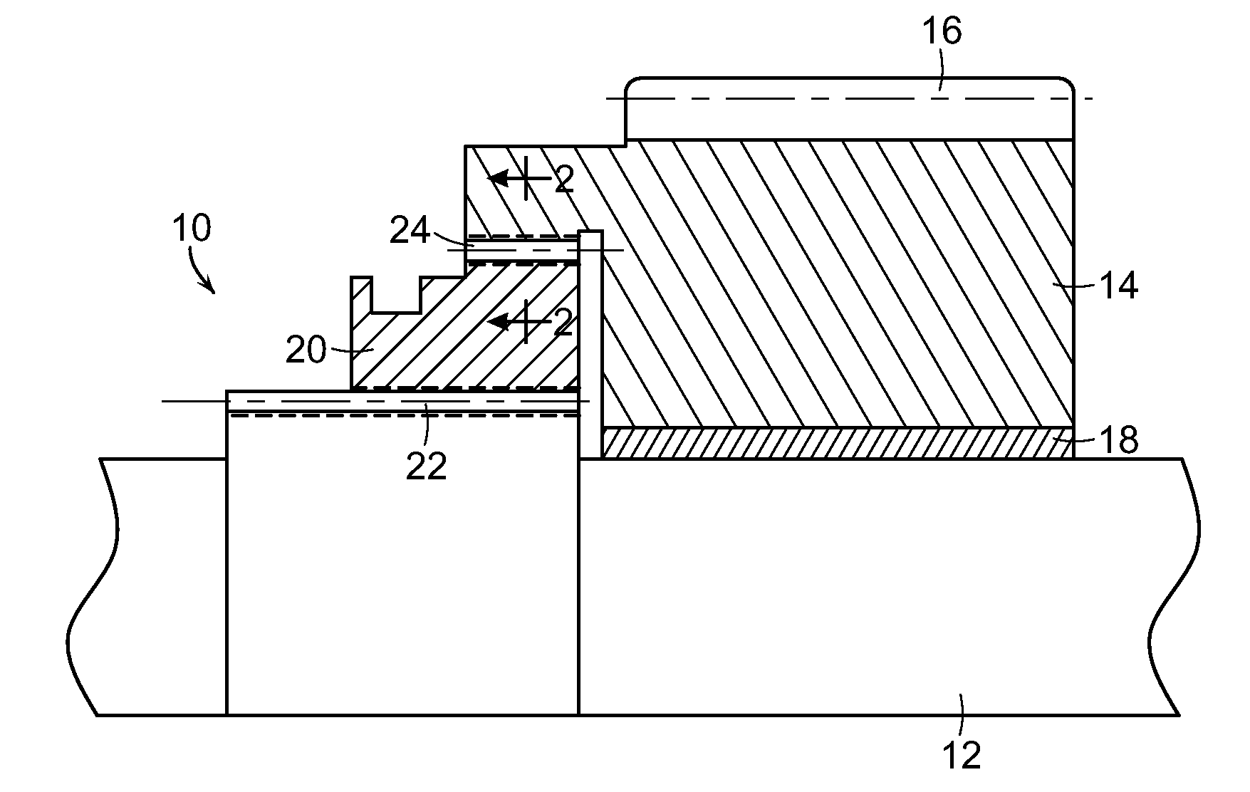 Clutch member adapted to remain engaged in a fixed position while under a heavy load