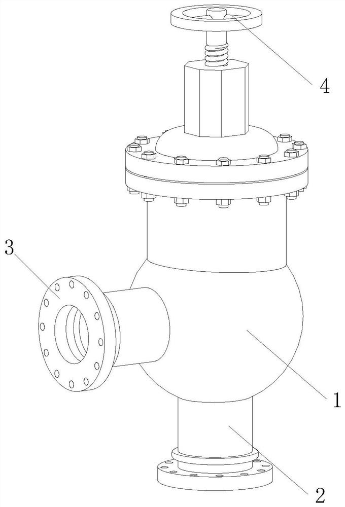 Oil exploitation adjusting valve