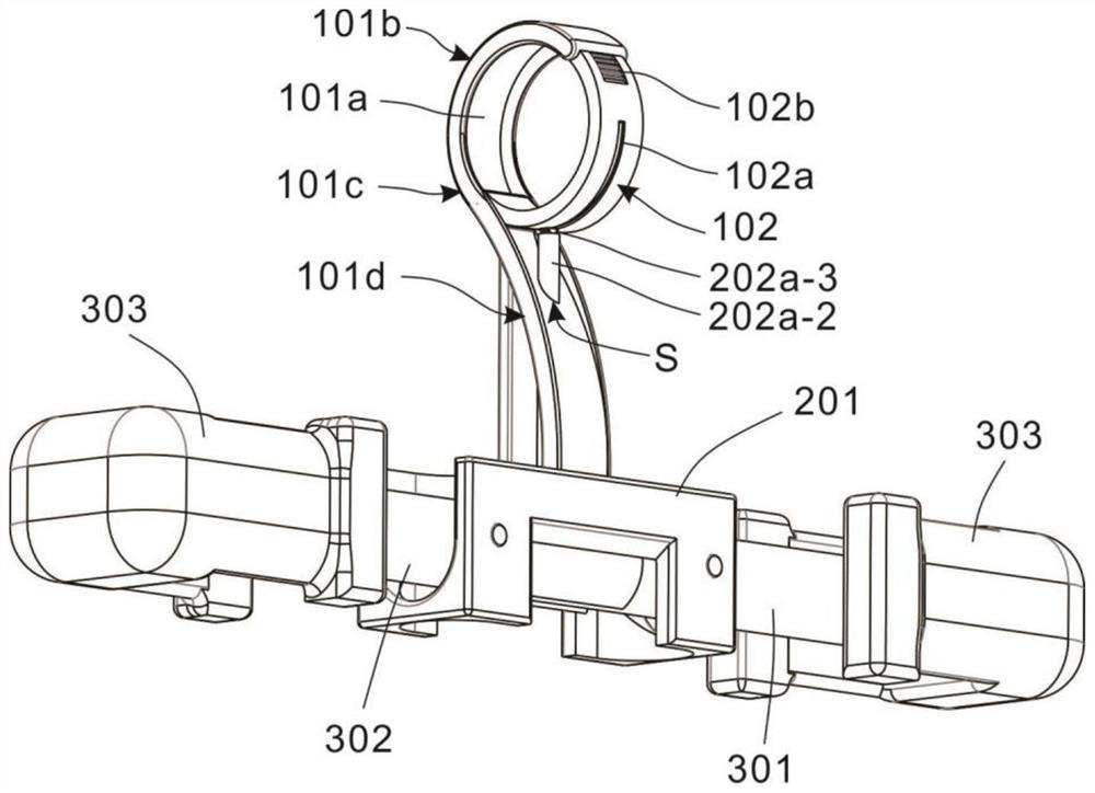 Electric shockproof hammer convenient to install