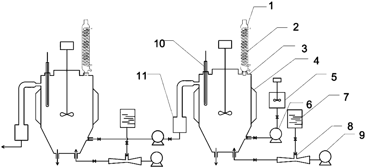 Continuous purification process and device for detonation synthesized diamond