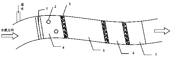 Method for removing trace heavy metal and trace F-53B in electroplating wastewater treatment effluent