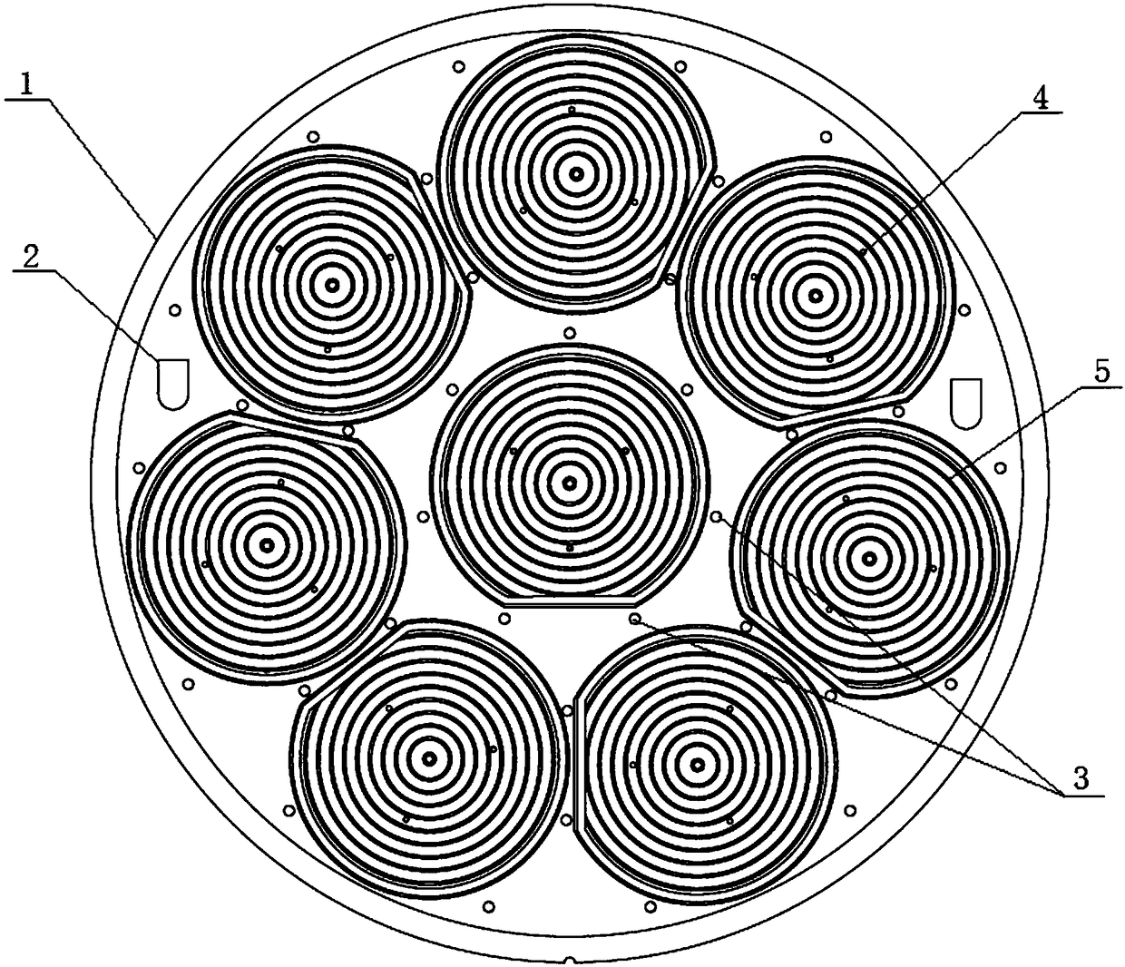 Tray for patterning of sapphire substrate in dry etching