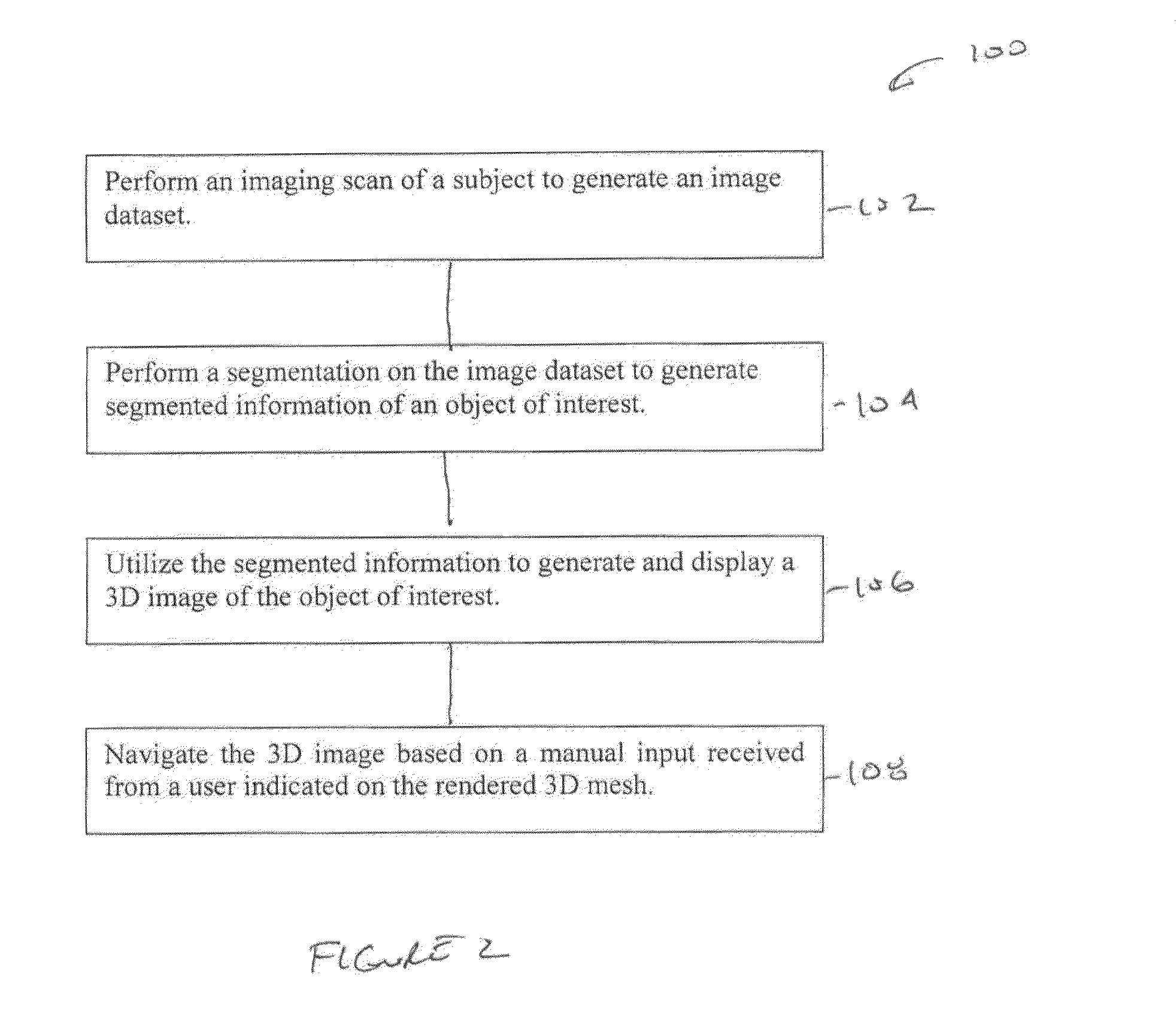 Method and system for navigating, segmenting, and extracting a three-dimensional image