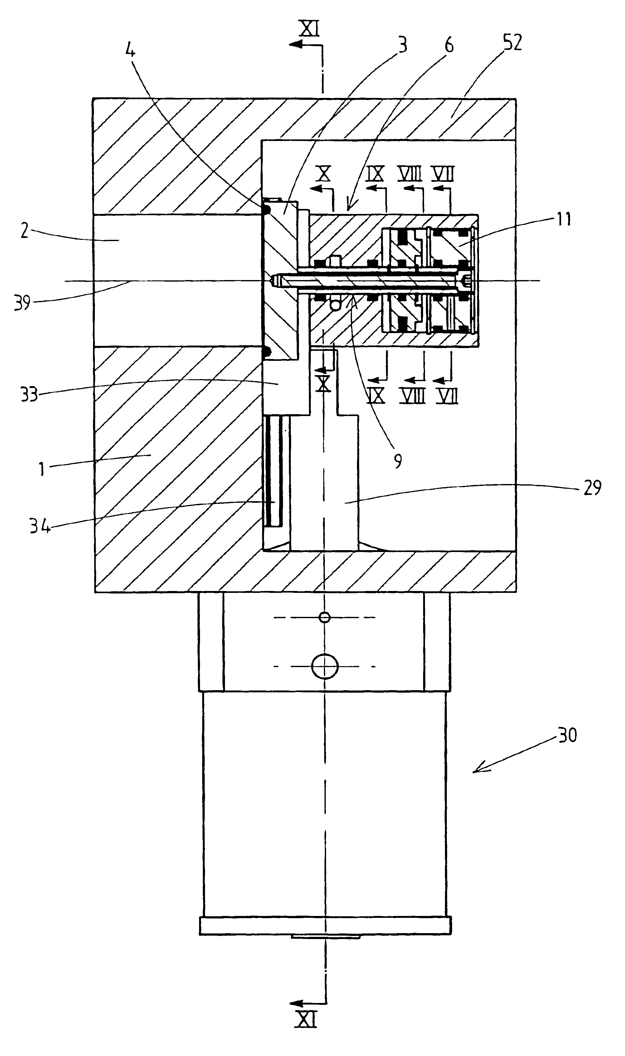 Closure device for vacuum closure of at least one opening in a wall