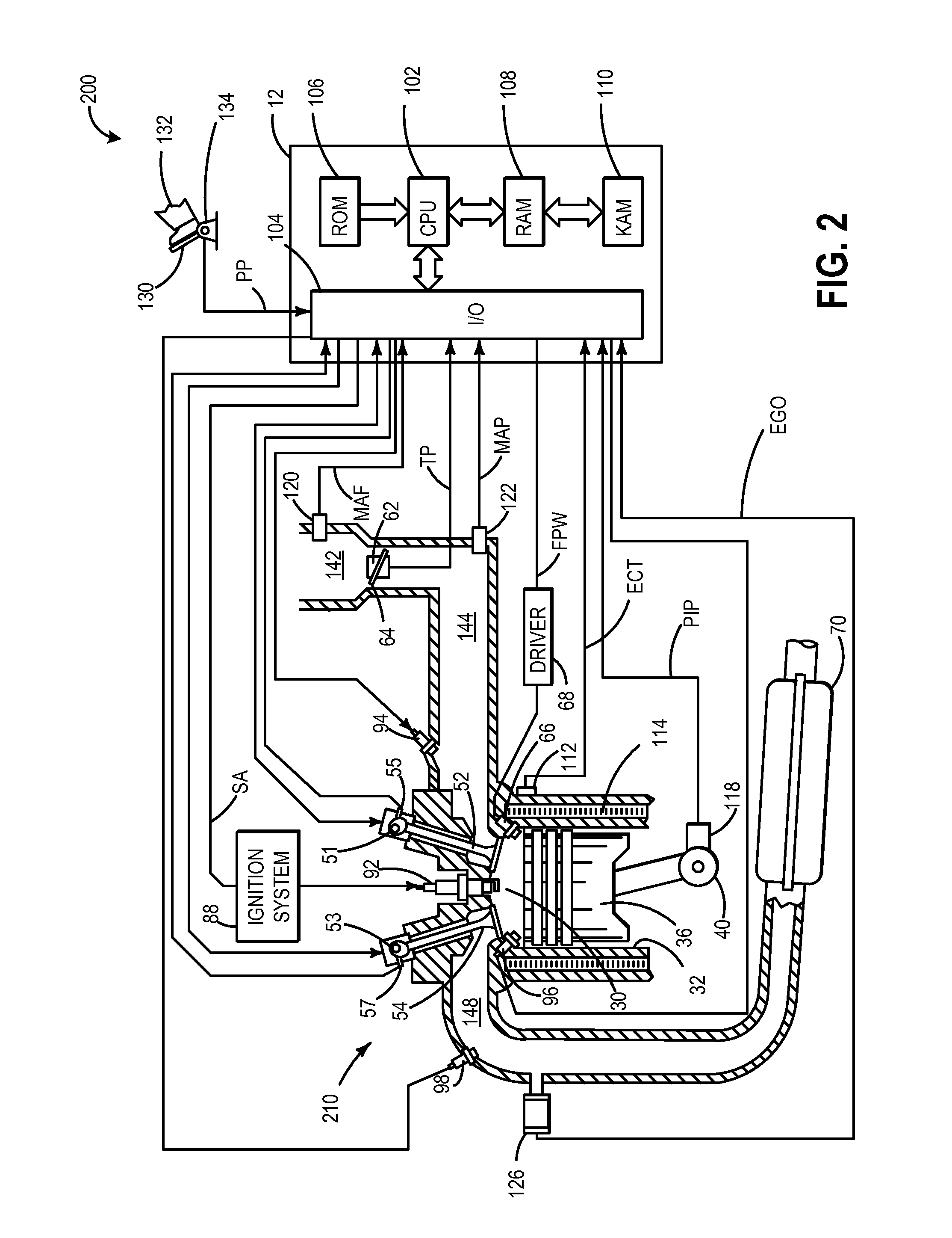 Idle speed gpf regeneration