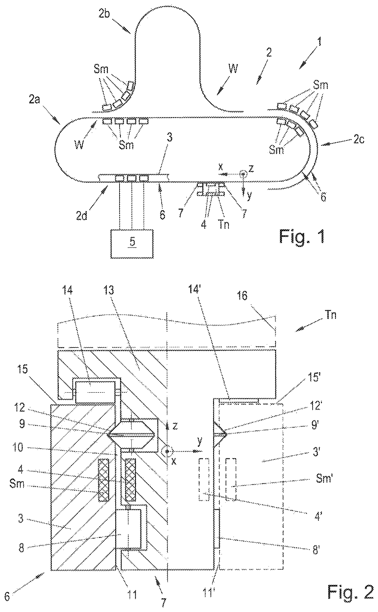 Long-stator linear motor