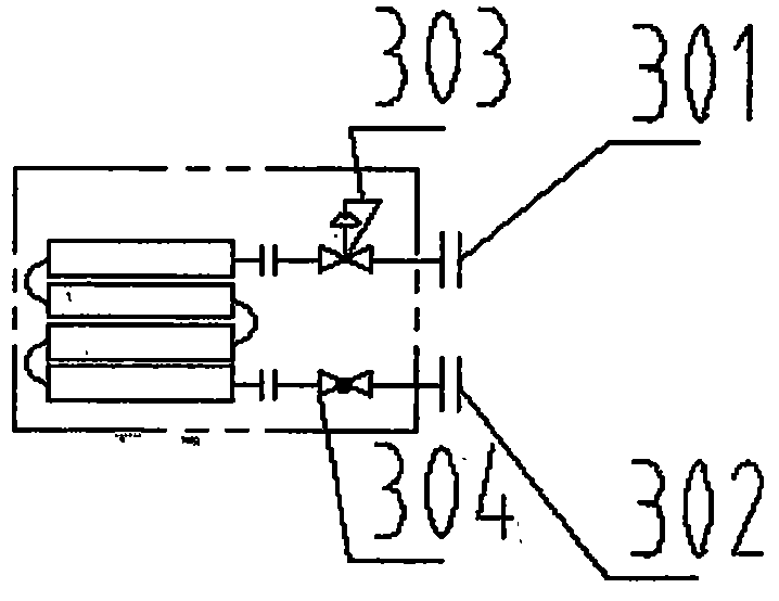 Air energy low-temperature liquefied gas non-pump filling system