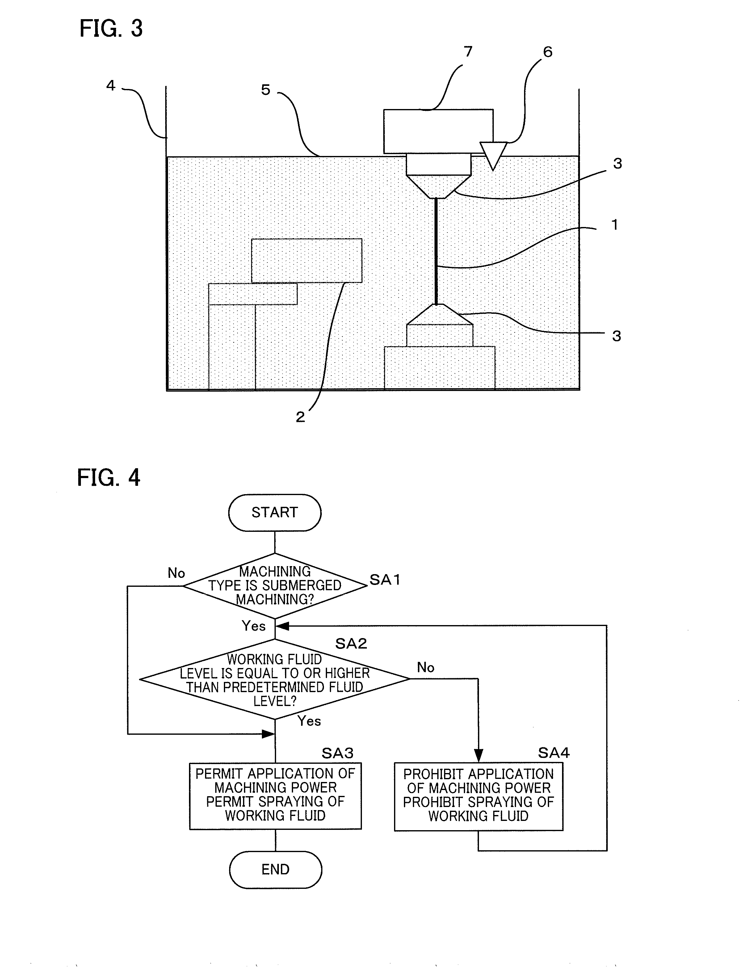 Wire electric discharge machine having function for discriminating state in work tank