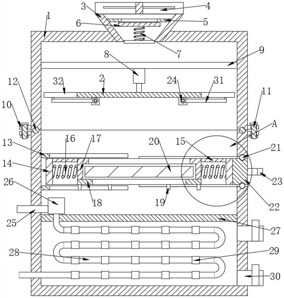 Air purifying and filtering device for infectious disease department