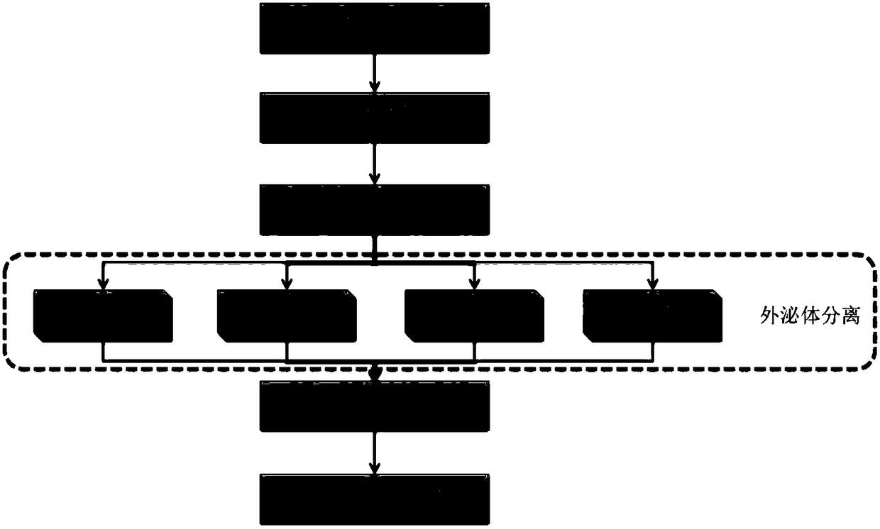 Method for evaluation and quality control of vesicle separating efficiency based on liposome