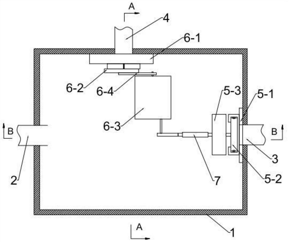 Automatic opening and closing device of rain and sewage diversion system