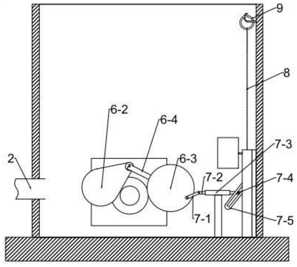 Automatic opening and closing device of rain and sewage diversion system