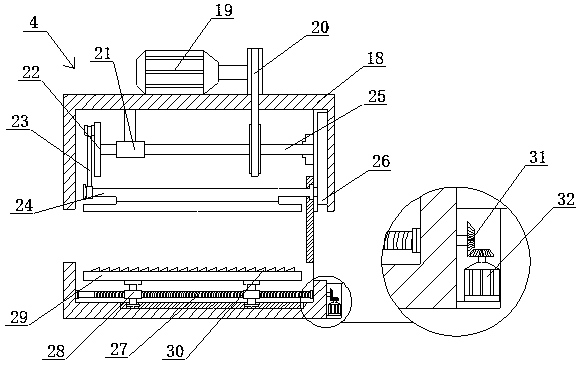 Back pressure machine for paper box compression and recovery