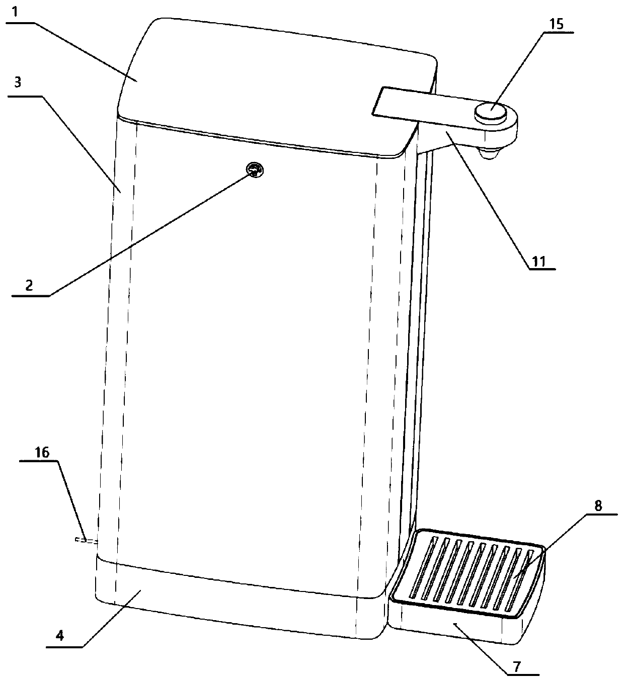 Instant heating type water dispenser