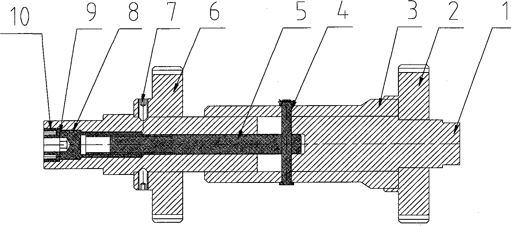 Clutch mechanism and transmission device of hole opening machine using clutch mechanism