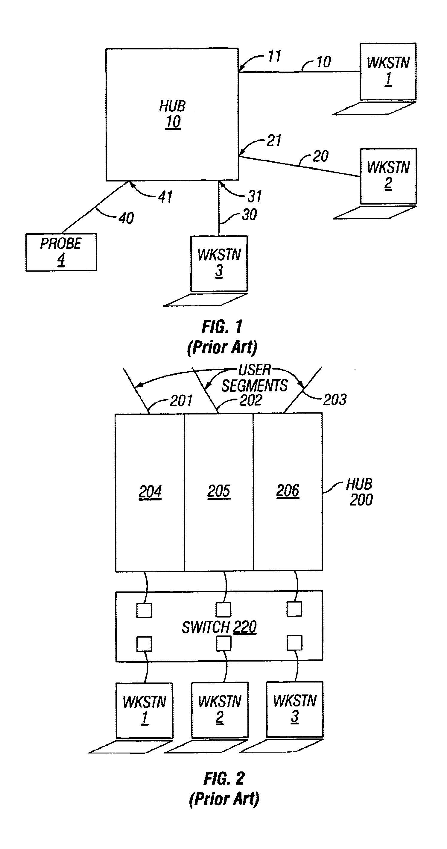 Method for a network device inserted between point to point connected stations to automatically negotiate communication parameters between the stations