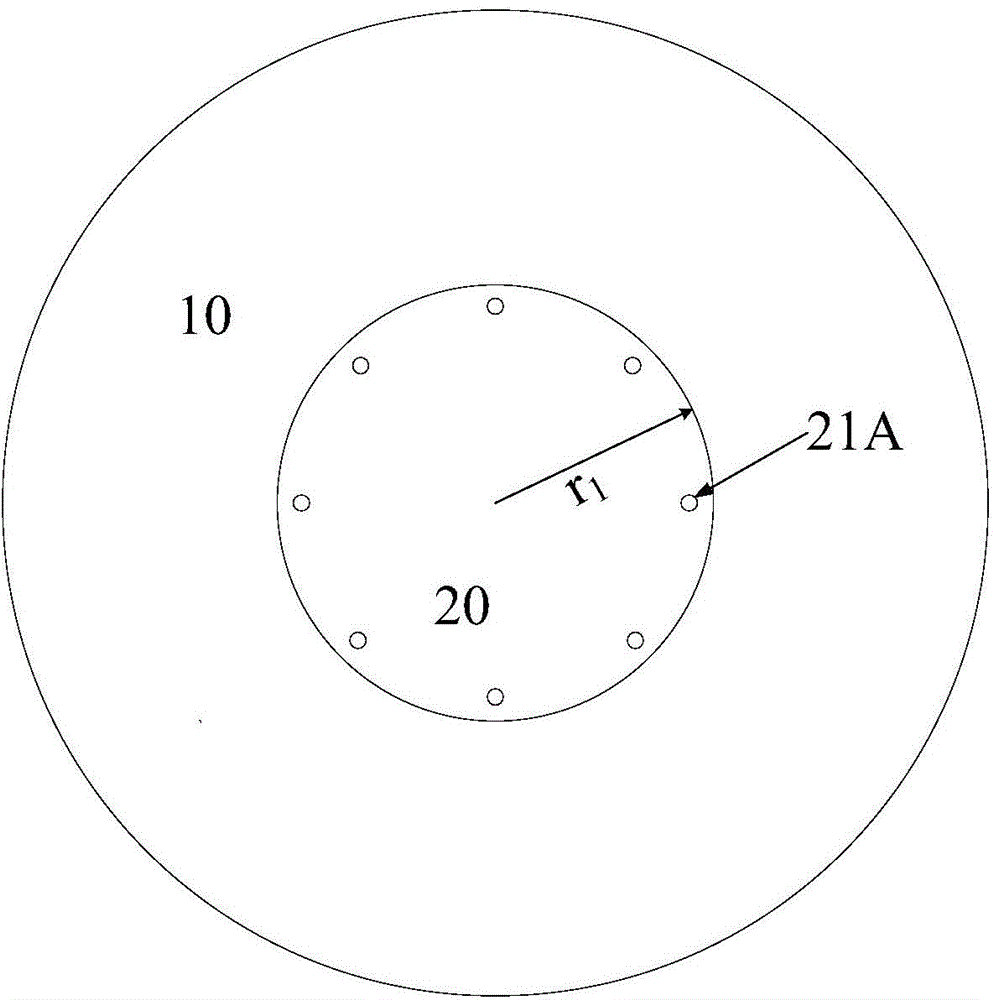 Patch antenna for generating vortex electric wave