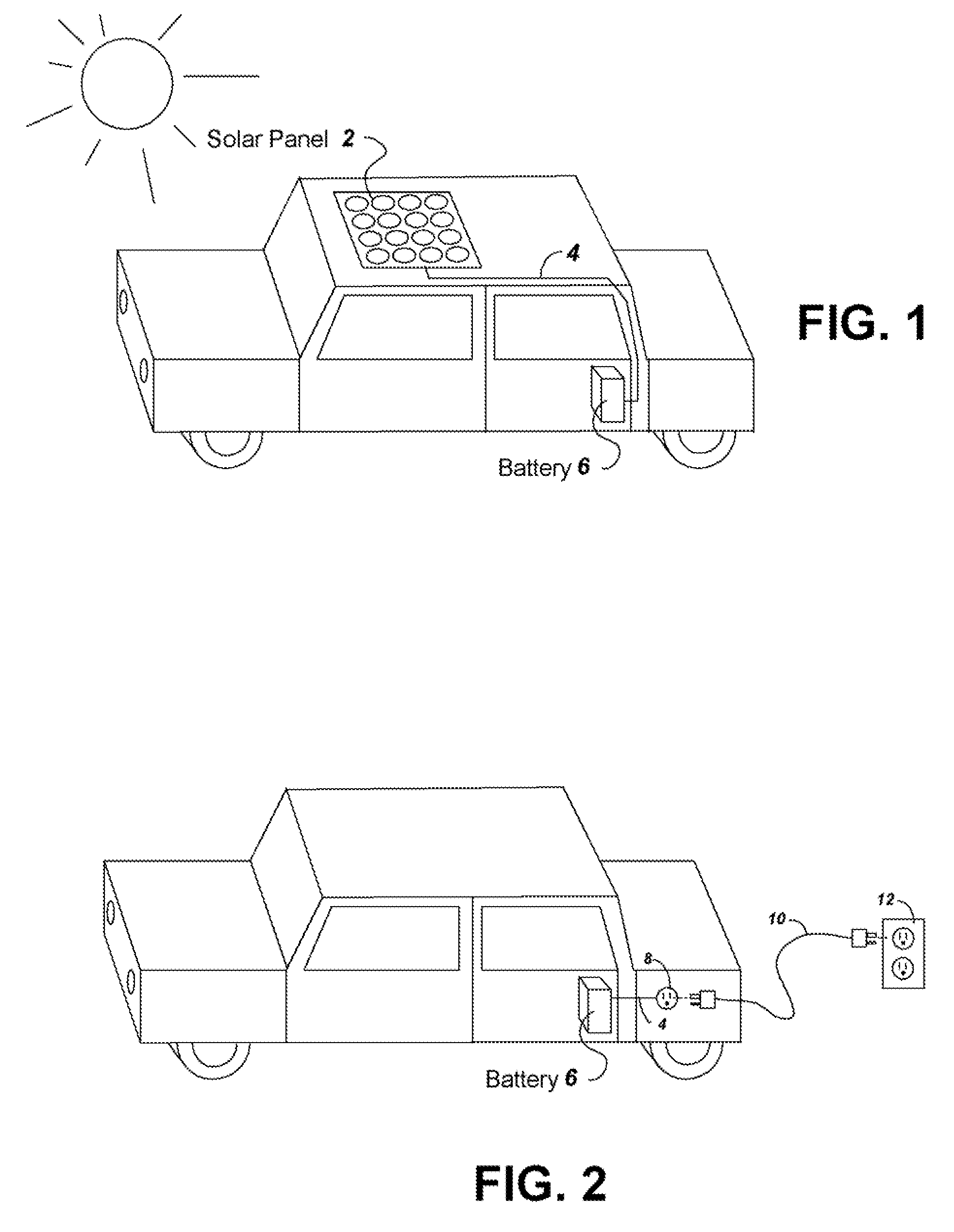 Current clamping parallel battery charging system to supplement regenerative braking in electric vehicle