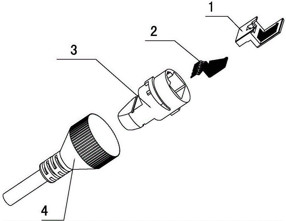 A kind of circular rj45 connector and its manufacturing method