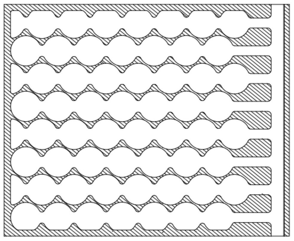 Completely degradable kraft paper buffer air cushion and preparation method thereof