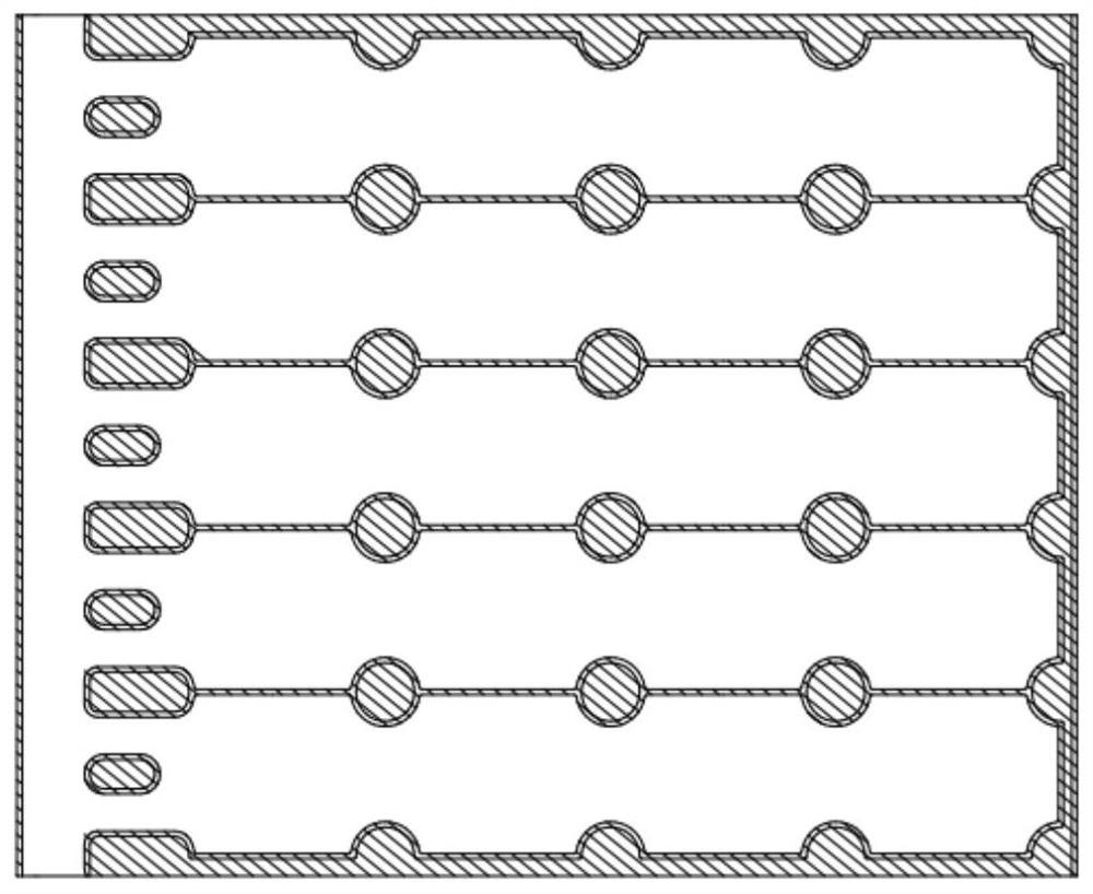 Completely degradable kraft paper buffer air cushion and preparation method thereof