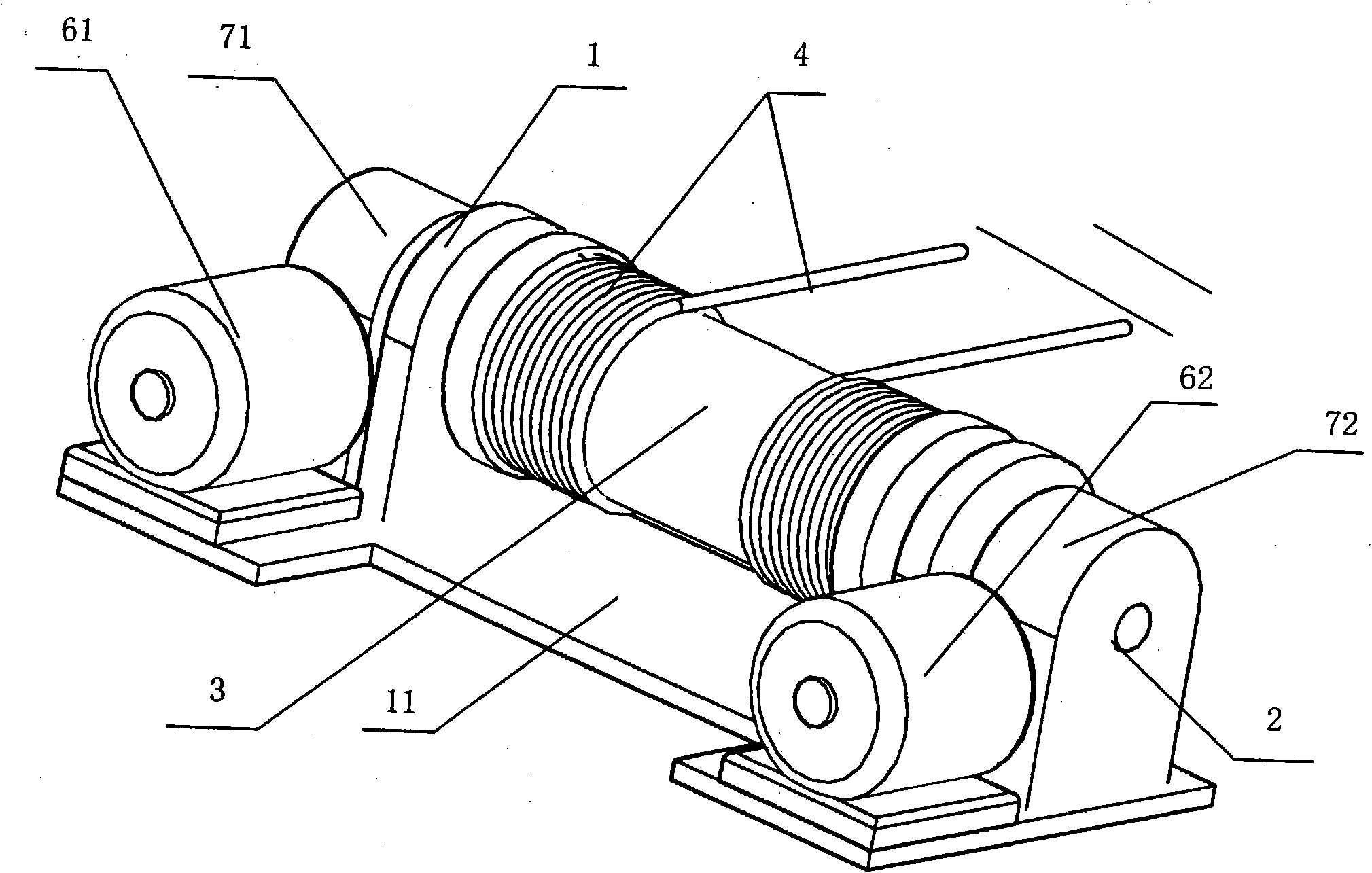 Catapult used on aircraft carrier