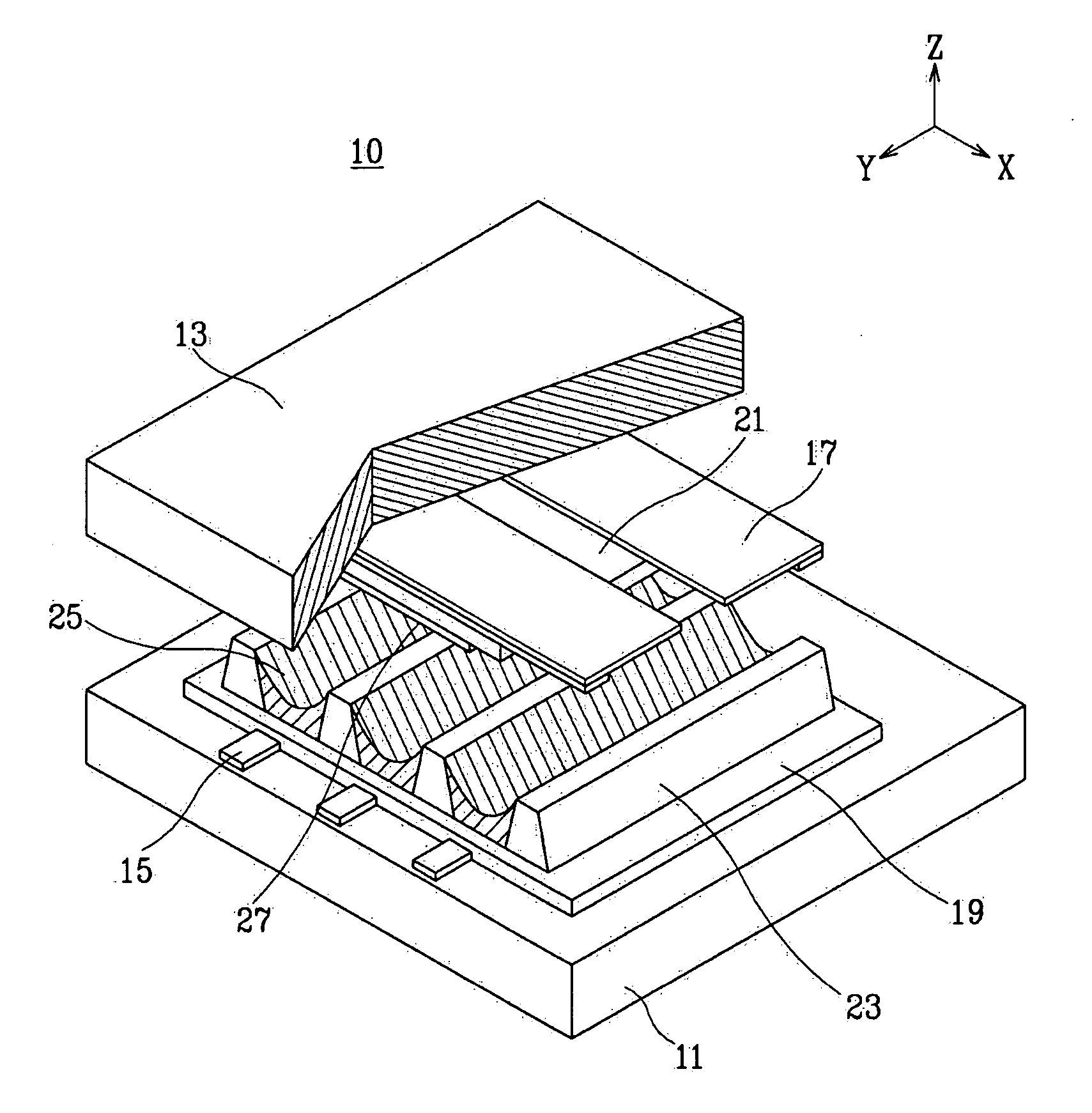 Plasma display panel and method for making a plasma display panel