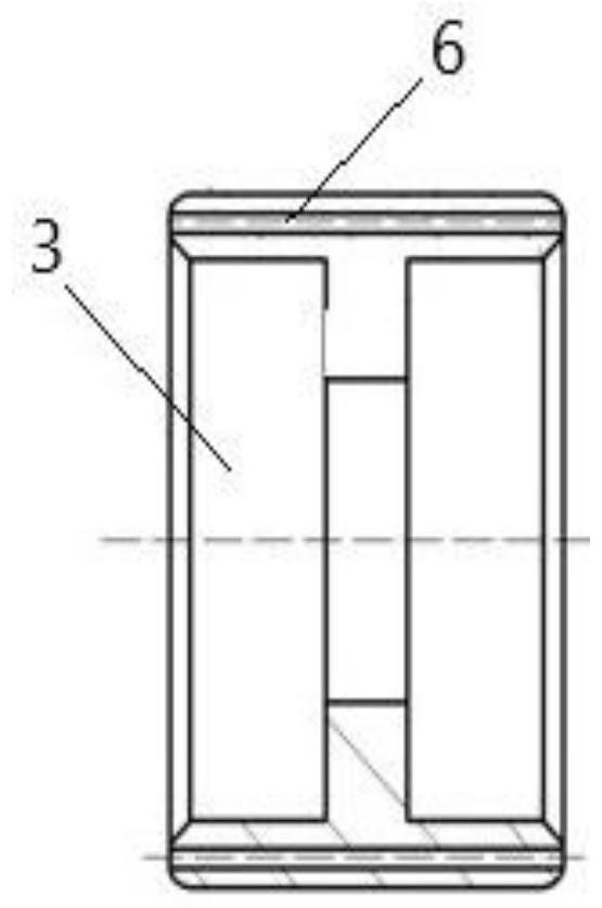 External grinding machining device for thin-wall non-metal part with inner ring groove and clamping method