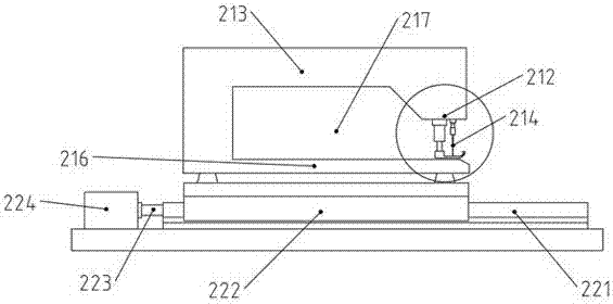 Suturing device for bamboo winded product bamboo strip curtain