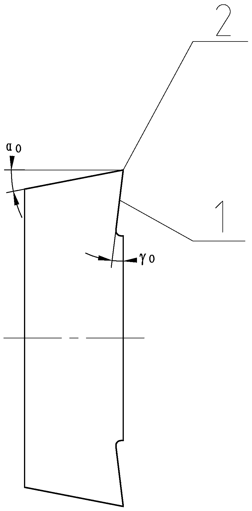 A kind of cutter head and cutter for machining ball thread