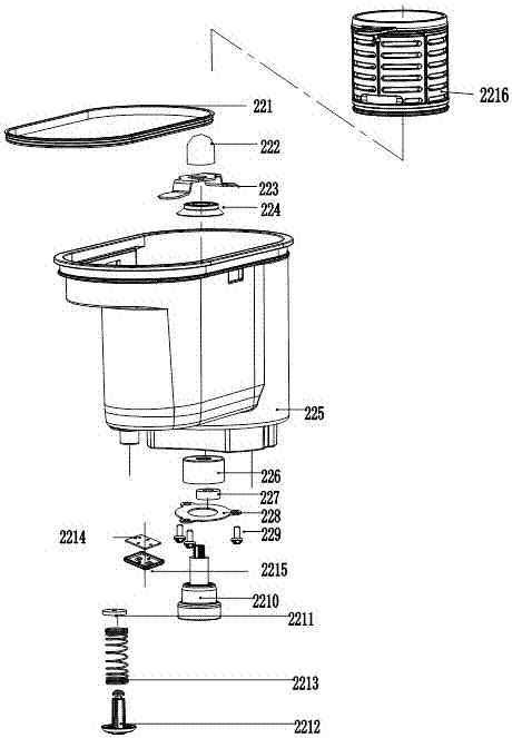 Full-automatic coffee making machine and working method thereof