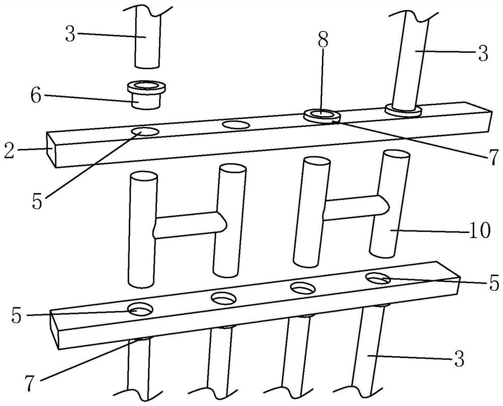 Safety protection window bar and installation method thereof