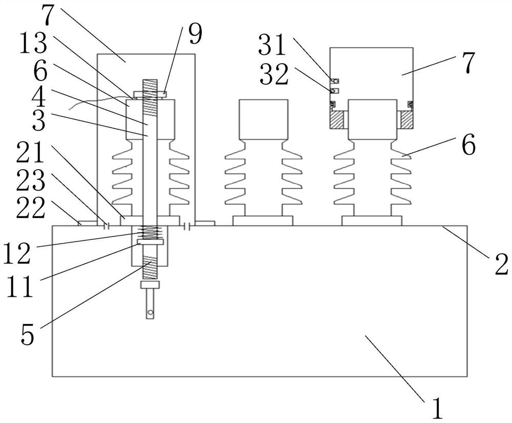 An electric high voltage metering box