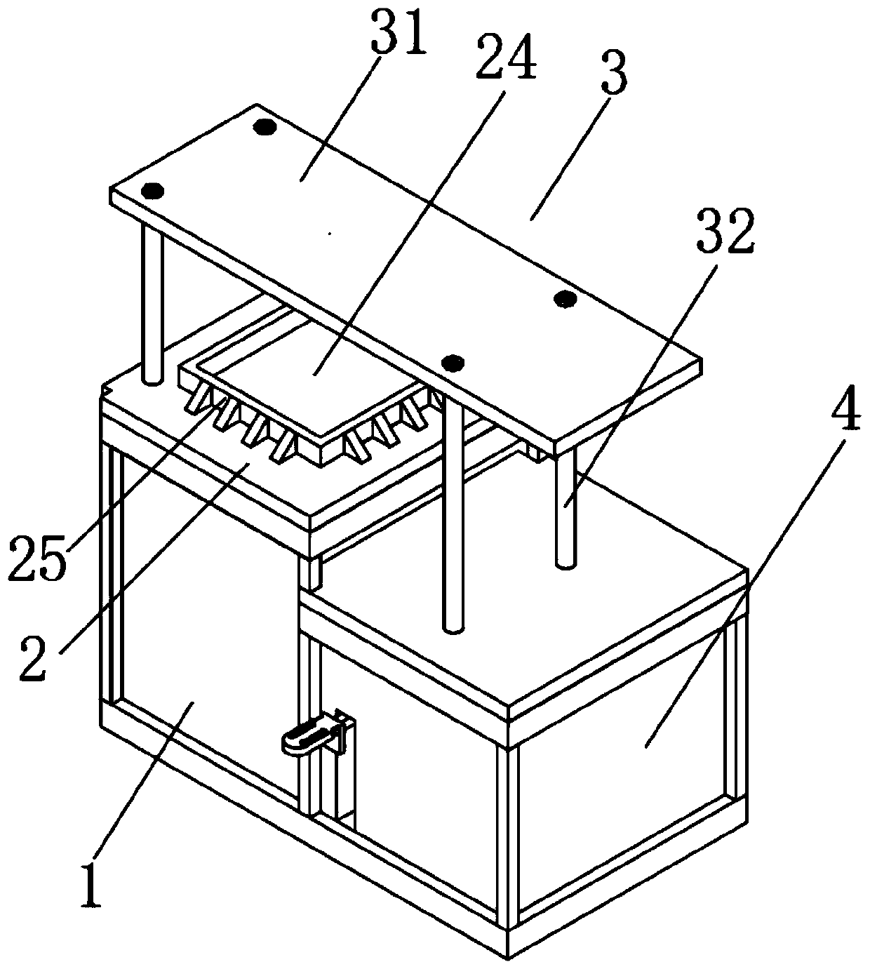 Hardware rust removing device