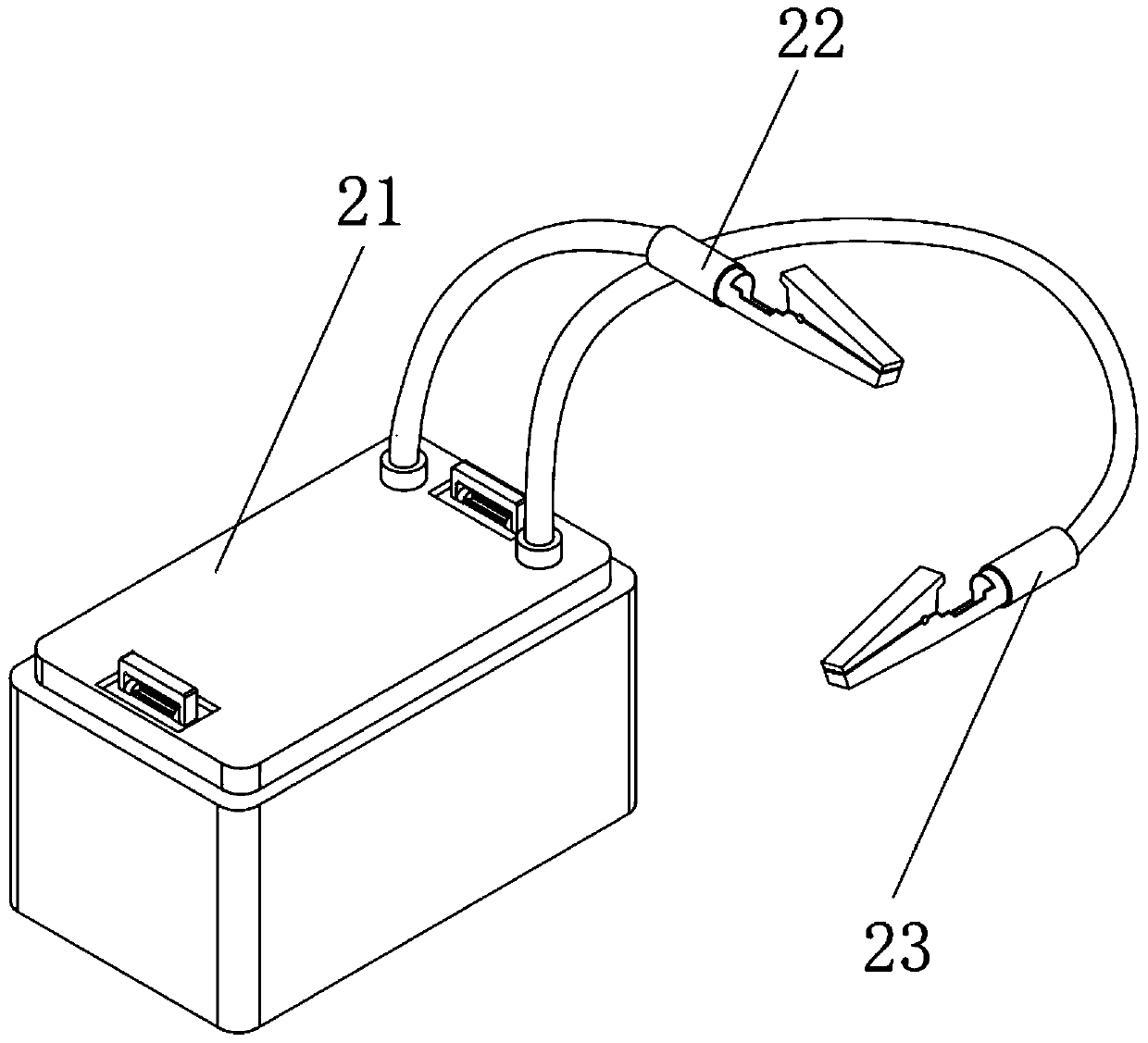 Hardware rust removing device