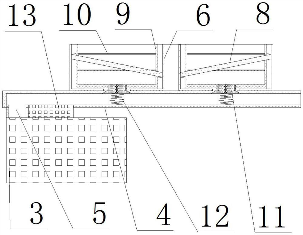 Intelligent bed pressure self-adaptive adjusting device