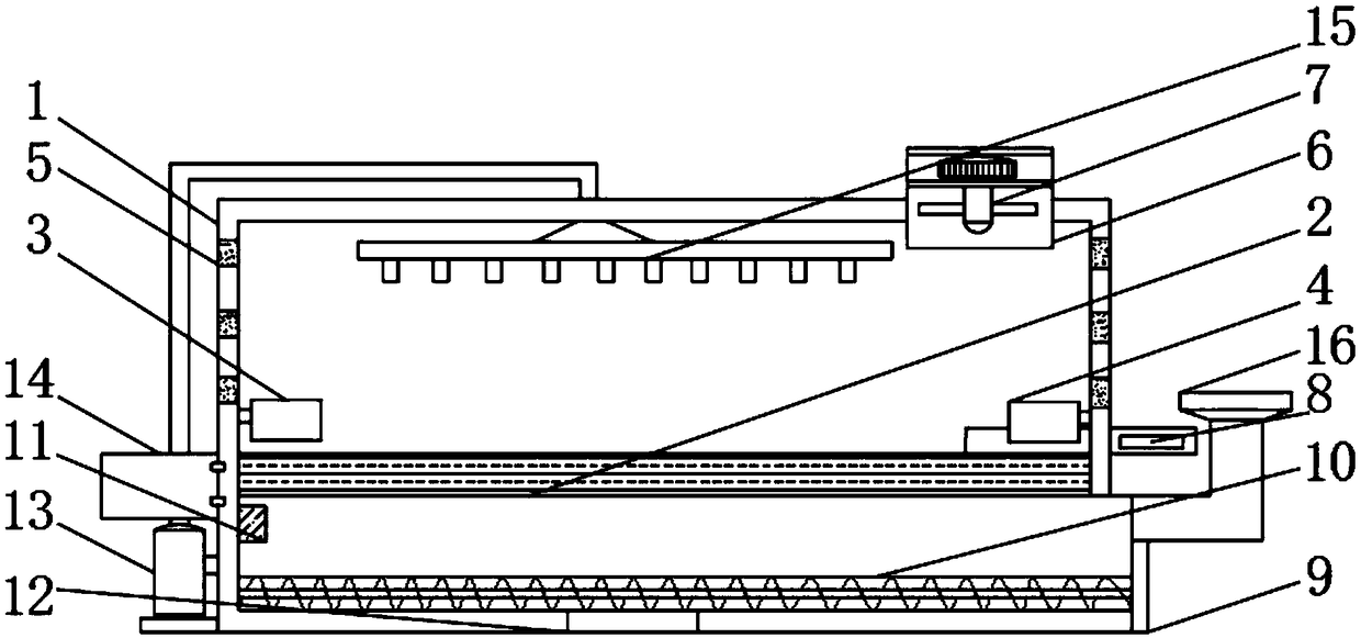 Livestock feeding house for animal husbandry