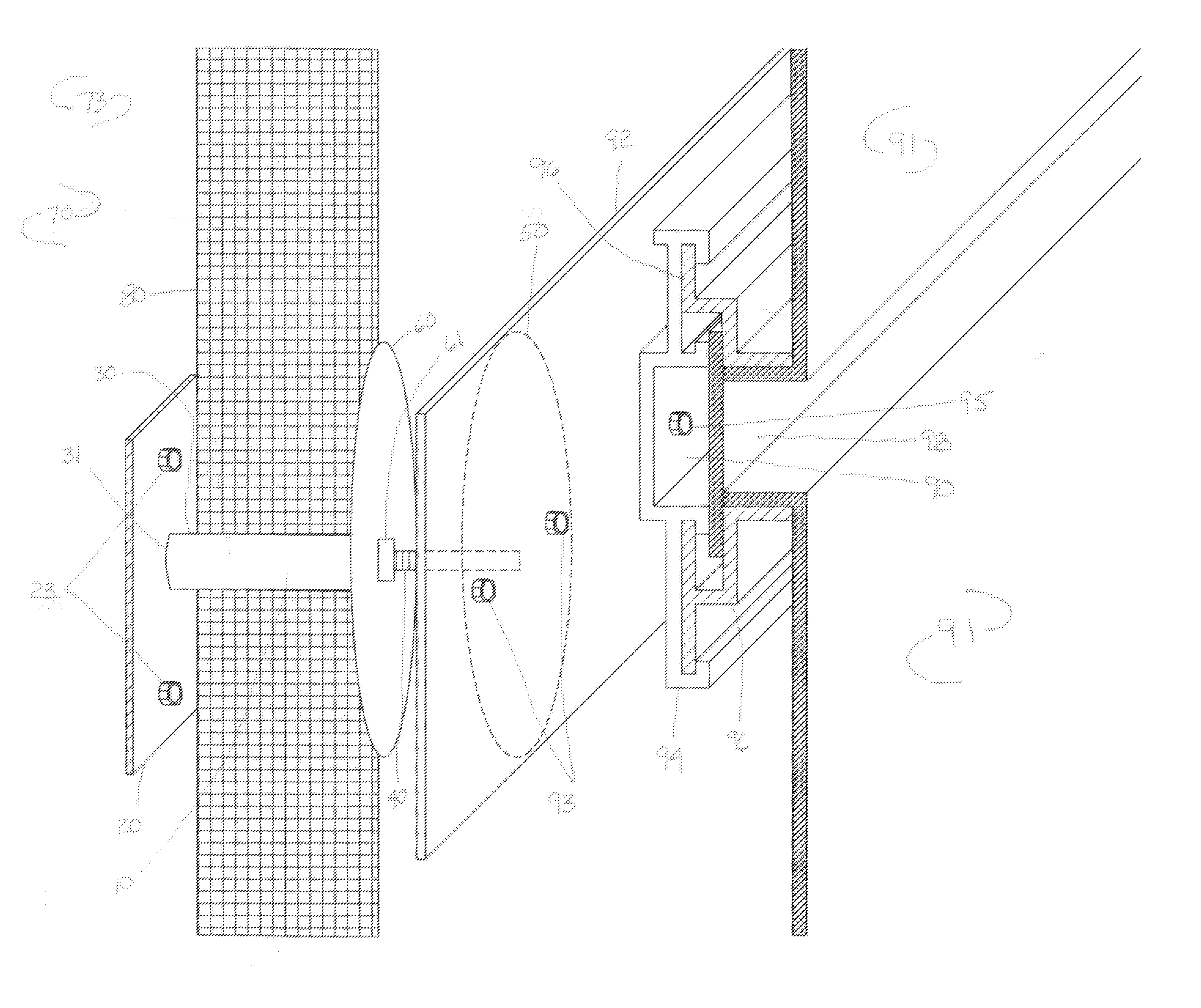 Adjustable bracket for the attachment of building cladding systems