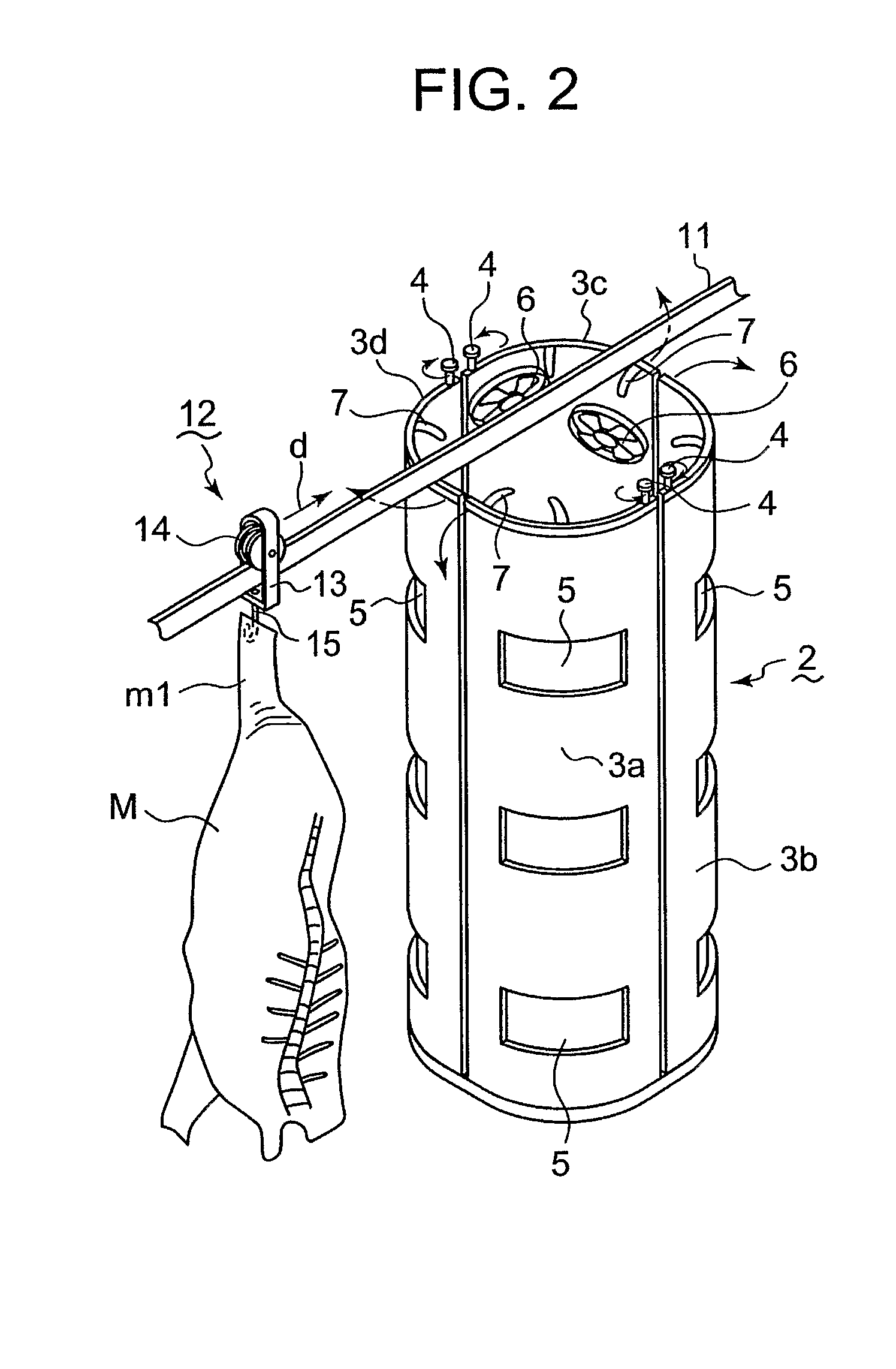 Method and system for cooling of dressed carcasses