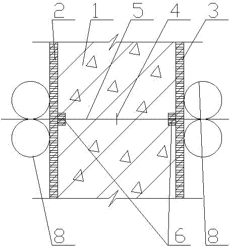 Method for manufacturing reinforced concrete basement external wall